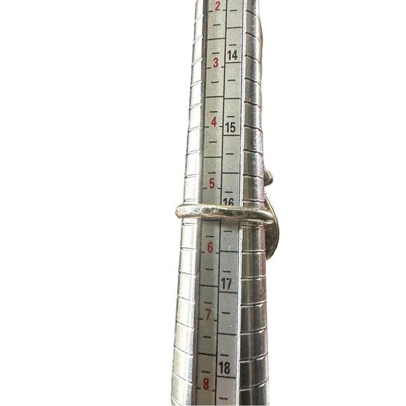 Robert Deutsawe Zuni Sterling Silver Turquoise Pendant Necklace & Cocktail Ring - Picture 14 of 16